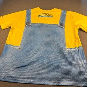 Minions & Monsters Regal Cinemas Promo T-Shirt XL Yellow Denim Overalls Print